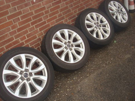 19”Originele Mazda CX5 CX-6 7 Velgen + Banden 5x114.3 - 2