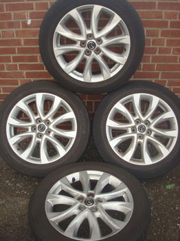 19”Originele Mazda CX5 CX-6 7 Velgen + Banden 5x114.3 - 4