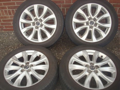 19”Originele Mazda CX5 CX-6 7 Velgen + Banden 5x114.3 - 5