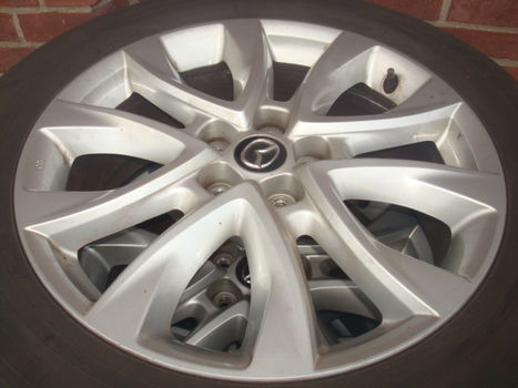 19”Originele Mazda CX5 CX-6 7 Velgen + Banden 5x114.3 - 7