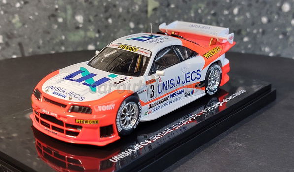 Unisia JECS Skyline (R33) JGTC 1998 high down force 1:43 Ebbro 035 - 1