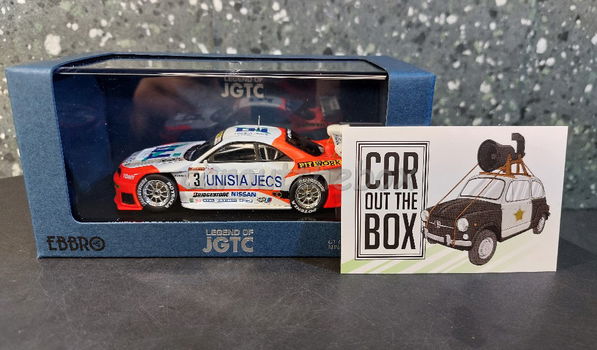 Unisia JECS Skyline (R33) JGTC 1998 high down force 1:43 Ebbro 035 - 4