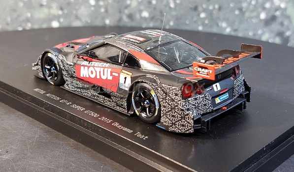 MOTUL Autech GT-R super GT500 2015 Okayama Test 1:43 Ebbro 040 - 2