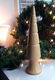 Keramieken kerstboom - okergeel - oker - geel - kerstdecoratie - 1 - Thumbnail