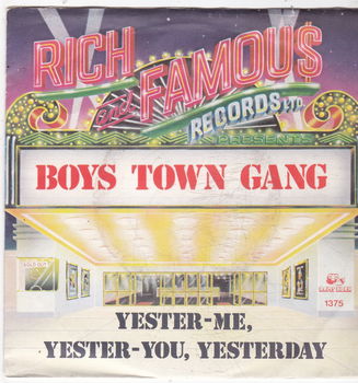 Single Boys Town Gang- Yester-me, yester-you, yesterday - 0