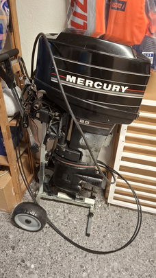 Mercury 25PK 2 takt kortstaart met afstandsbediening