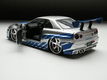 modelauto 2Fast 2Furious Nissan Skyline GT-R R34 – Brian – Jada 1:24 Black Friday - 6 - Thumbnail