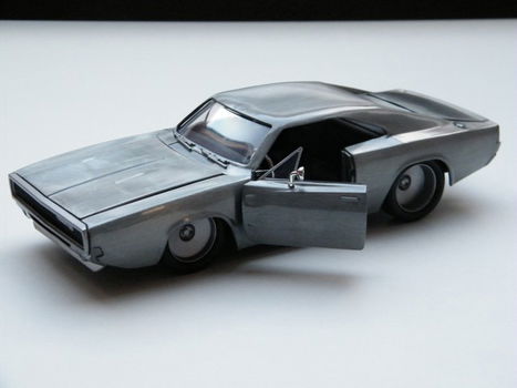 modelauto Dodge Charger – Fast Furious 7 -Polish Metal- Jada 1:24 - Black Friday - 3