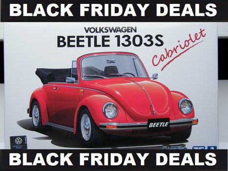 Modelbouw Volkswagen Beetle / Kever 1303S Cabriolet 1:24 Black Friday Deals - 0