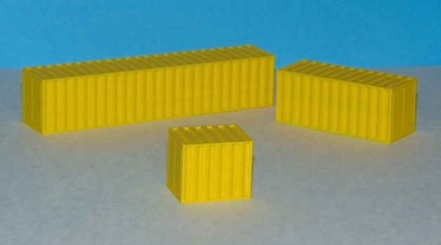 10 Voet container in N (1:160) - 3D-print - 0