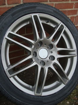 17''inch RS4 Antraciet Velgen en Banden Steek 5x112 - 1