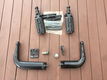 Harley XL sportster 84 - 03, adjustable highway pegs, zwart, als nieuw - 2 - Thumbnail