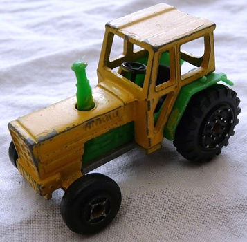 Modelauto, Majorette, Schaal 1:65, No.208 - Tracteur (1980) - Yellow, 1982-1986.(Nr.1) - 0