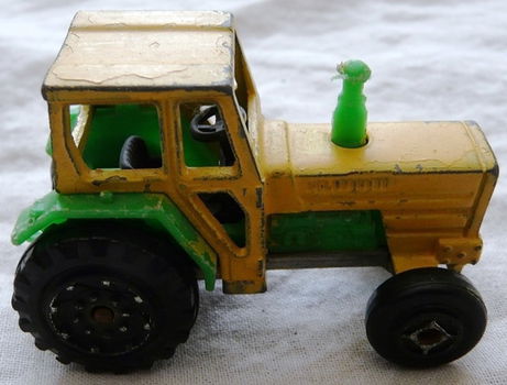 Modelauto, Majorette, Schaal 1:65, No.208 - Tracteur (1980) - Yellow, 1982-1986.(Nr.1) - 5