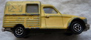 Modelauto, Majorette, Schaal 1:60, No.235 - Citroën Acadiane - Yellow, 1983-1985.(Nr.1) - 6 - Thumbnail