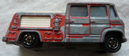 Modelauto, Majorette, Schaal 1:70, No.258 - Mercedes-Benz T2 Pompier Aéroport - Red, 1982-1985.(1) - 6 - Thumbnail