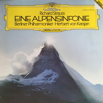 LP - Richard Strauss - Eine Alpensinfonie - Herbert von Karajan - 0