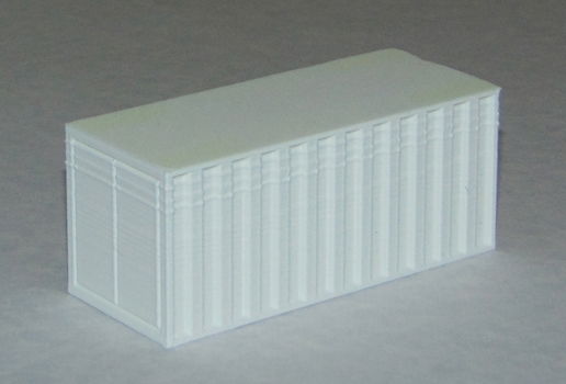 20 Voet container in h0 (1:87) - 3D-print - 0