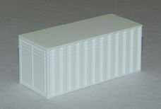 20 Voet container in h0 (1:87) - 3D-print