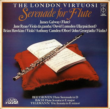 LP - The London Virtuosi - Serenade for Flute - Bach*Beethoven*Telemann - 0