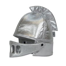 Ridderhelm zilver voor stokpaardjes