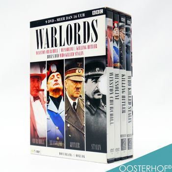 DVD - BBC Warlords Churchill, Mussolini, Hitler, Stalin | 9-DISK | BOX - 1