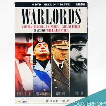 DVD - BBC Warlords Churchill, Mussolini, Hitler, Stalin | 9-DISK | BOX - 2