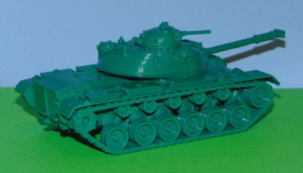 Amerikaanse M48 tank - 3D-print in diverse schalen - 1