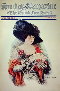 Detroit Free Press Sunday Magazine cover - 9 juli 1911 - 0