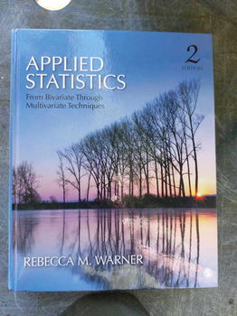 Applied statistics Rebecca M. Warner deel 2. - 0