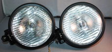 Spotlights Zwart 120 mm 12V 35/35W (per paar),