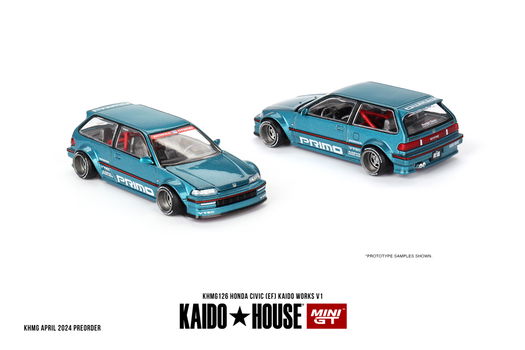 Honda Civic (EF) Kaido Works V1 1:64 MiniGT 210 - 2