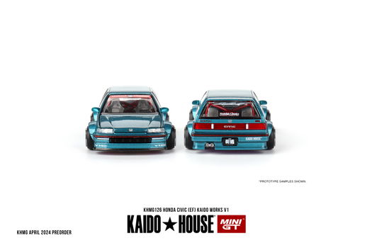 Honda Civic (EF) Kaido Works V1 1:64 MiniGT 210 - 4