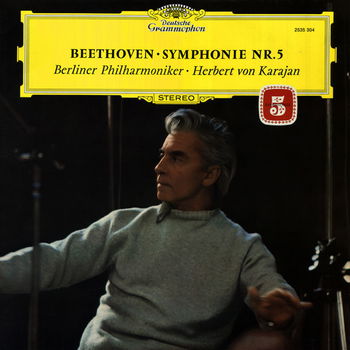 LP - Beethoven Symphonie nr.5 - Herbert von Karajan - 0