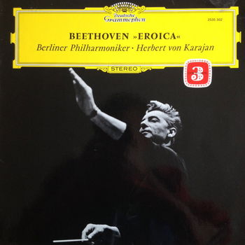 LP - Beethoven Symphonie nr.3, Eroica - Herbert von Karajan - 0