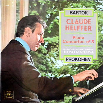 LP - Bartok * Prokofiev- Pianoconcert nr. 3, Claude Helffer - 0