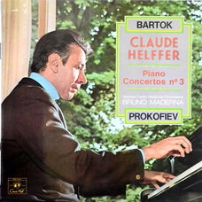 LP - Bartok * Prokofiev- Pianoconcert nr. 3, Claude Helffer