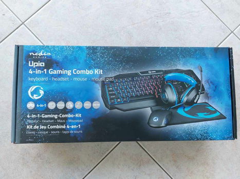 Nedis Upia 4 in1 gaming set nieuw in doos. - 0