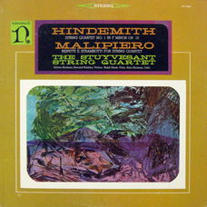 LP - Hindemith * Malipiero - The Stuyvesant String Quartet