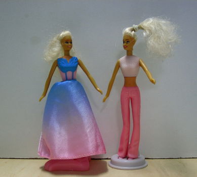 McDonald'S 2003 Mattel Zwanenmeer en Dance and Flex Barbie popjes [WKS40] - 0