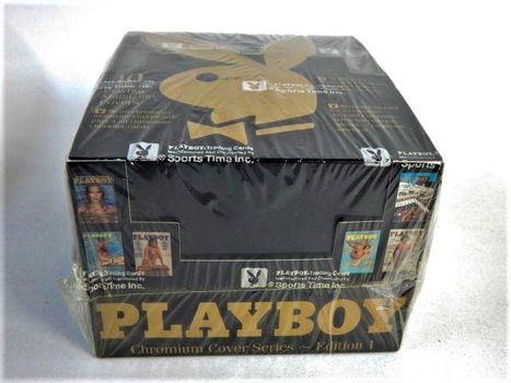 PLAYBOY tradingcards, Chromium Cover Cards, Edition 1 - 3