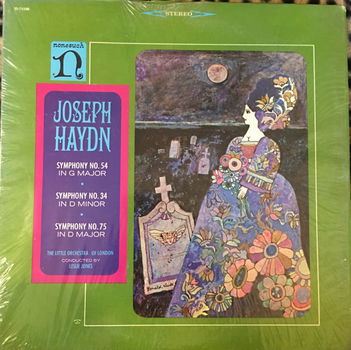 LP - Joseph Haydn - Symphony no. 54 - 34 - 75 - Leslie Jones - 0