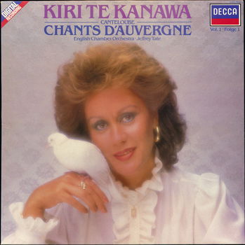 LP - Kiri Te Kanawa - Chants D'Auvergne- Jeffrey Tate - 0