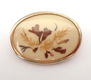 Vintage broche met droogbloemetjes - 0 - Thumbnail