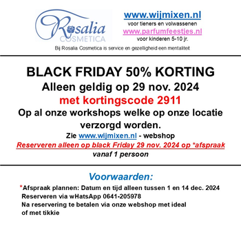 Black friday 50% korting - 0