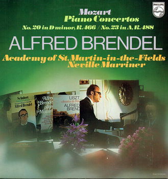 LP - Mozart - Alfred Brendel, piano - Academy of St. Martin, Neville Marriner - 0