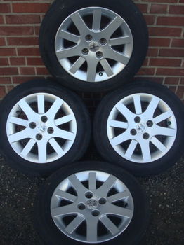 15 Inch Hockenheim Velgen Peugeot 207 CC 4x108 - 4