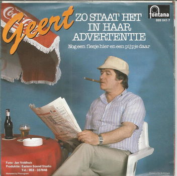 Geert - Zo Staat Het In Haar Advertentie (1986) - 0