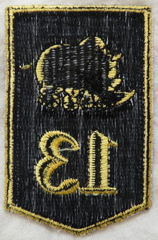 Embleem, Mouw, DT2000, 13 Gemechaniseerde Brigade, KL, vanaf 2000.(Nr.7) - 1