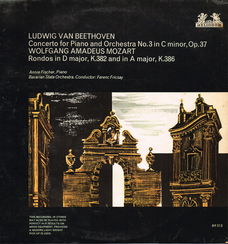 LP - Beethoven * Mozart - Annie fischer, piano, Ferenc Fricsay dirigent